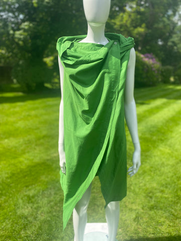 Vivienne Westwood Anglomania Green Wrap Top
