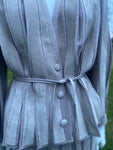 Vintage Hettabretz Suede Skirt Suit