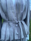 Vintage Hettabretz Suede Skirt Suit