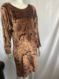 Vintage 1980s Matisse/Picasso Inspired Print Dress