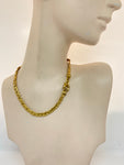 Vintage Givenchy Gold Tone Chain Necklace