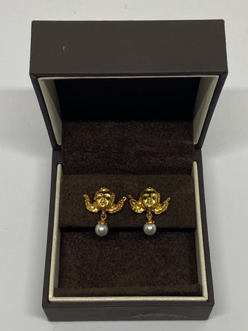 Vintage Angel / Cherub Earrings