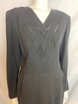 David Molho Paris Faubourg Saint Honore Black Dress