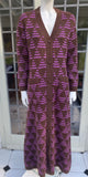 Vintage 1970s Knit Coat Dress