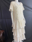 Anna Christina Silk Bridal Summer Tea Party Dress