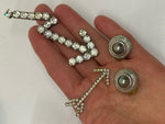Vintage Rhinestones Small Arrow Brooch