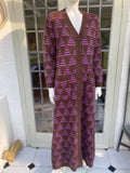 Vintage 1970s Knit Coat Dress