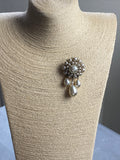 Louis Rousselet Pearl Brooch