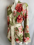 Kenzo Jungle Cotton Sateen Floral Jacket Sz.40