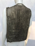 1920s Lame Waistcoat with Lame Flowers