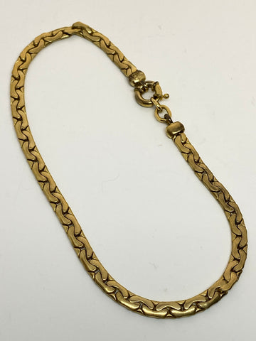 Vintage Givenchy Gold Tone Chain Necklace