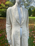 1990s Vintage White Maxi Opera Coat