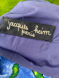 Vintage 1950s Jacques Heim Paris Blue Dress