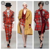 Save The Queen Red Lochcarron Tartan Top