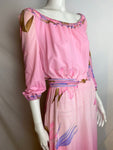 Vintage Leonard Paris Jersey Pink dress