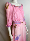 Vintage Leonard Paris Jersey Pink dress
