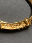 Christian Dior Vintage Gold Plated Necklace with Crystals