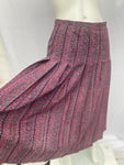Vintage Libet Paris Floral Wool Skirt Set