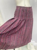 Vintage Libet Paris Floral Wool Skirt Set