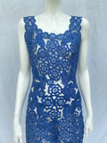 Rare Vintage Italian Crochet Raffia Wiggle Dress