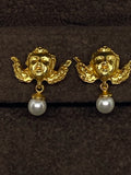 Vintage Angel / Cherub Earrings
