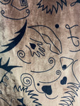 Vintage 1980s Matisse/Picasso Inspired Print Dress
