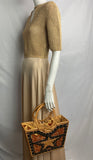 Vintage 1970s Crochet Spider Web Dress