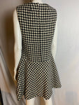 Vintage TATI Houndtooth Dress with Rhinestones.