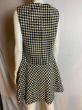 Vintage TATI Houndtooth Dress with Rhinestones.