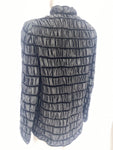 Vintage Lancetti Rushed Ribbon Black Jacket