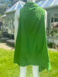 Vivienne Westwood Anglomania Green Wrap Top