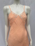 Vintage 1930s Peach Silk Lingerie Romper