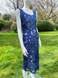 Rare Vintage Italian Crochet Raffia Wiggle Dress