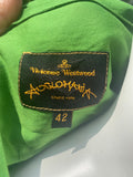 Vivienne Westwood Anglomania Green Wrap Top