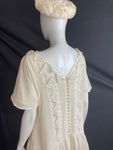 Anna Christina Silk Bridal Summer Tea Party Dress
