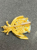 Vintage Turquoise Fly Brooch
