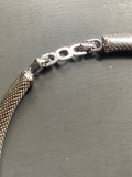 Vintage Christian Dior Rhodium Plated Necklace with Crystals