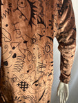 Vintage 1980s Matisse/Picasso Inspired Print Dress