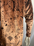 Vintage 1980s Matisse/Picasso Inspired Print Dress