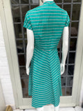 Vintage 1950s Green Cotton Casual Dress