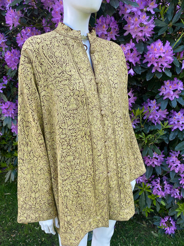 Vintage Wool Jacket with Cashmere Embroidery