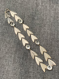 Art Deco Neo Classical Rivière Bezel Crystals Necklace