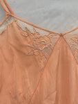 Vintage 1930s Peach Silk Lingerie Romper