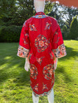 Vintage Chinese Embroidered Kimono Jacket Baihua