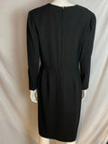David Molho Paris Faubourg Saint Honore Black Dress