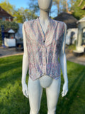 Vintage Ikat Silk Waistcoat