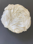 Vintage 1950s White Raffia Hat