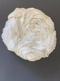 Vintage 1950s White Raffia Hat