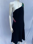 Vintage Versace Collection Black Dress with Swarovski Crystals