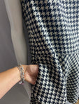 Vintage TATI Houndtooth Dress with Rhinestones.